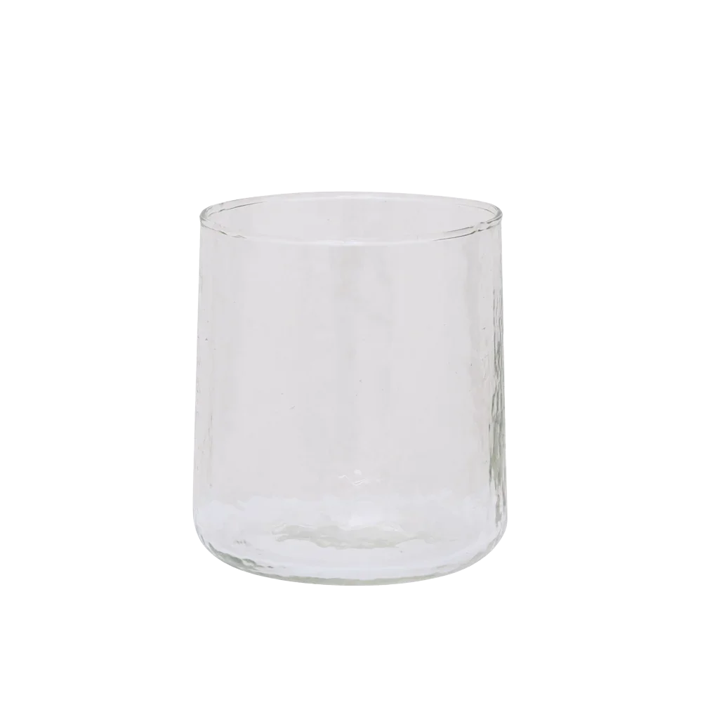 Tumbler Hammered Transparent