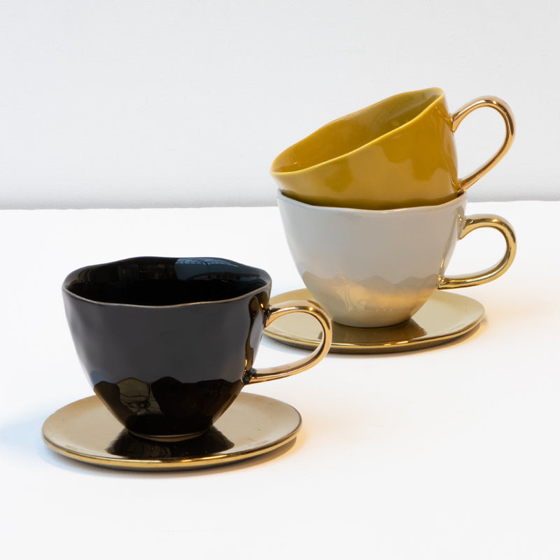 Good Morning cup Cappuccino / Tea Ø11 cm - Black