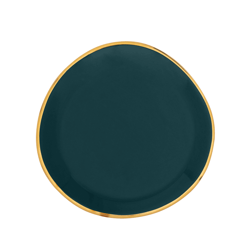 Good Morning plate Ø9 cm - Blue Green