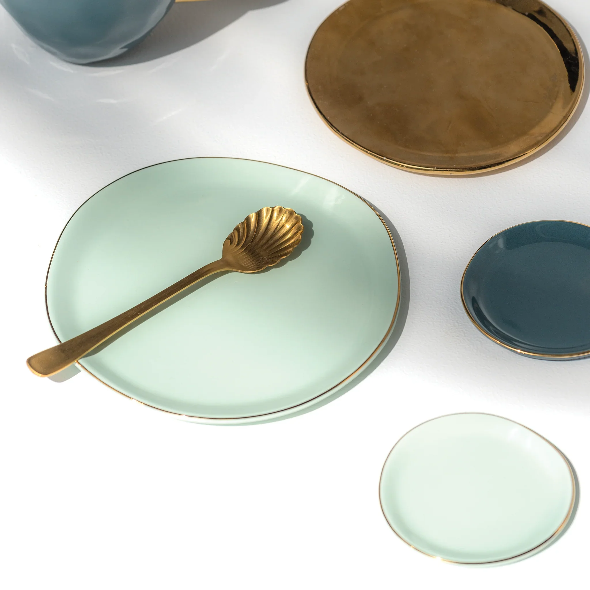 Good Morning Small plate Ø9 Cm - Celadon - Urban Nature Culture