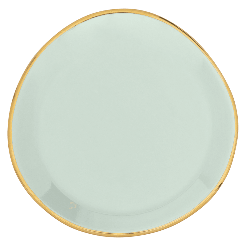Good Morning plate Celadon
