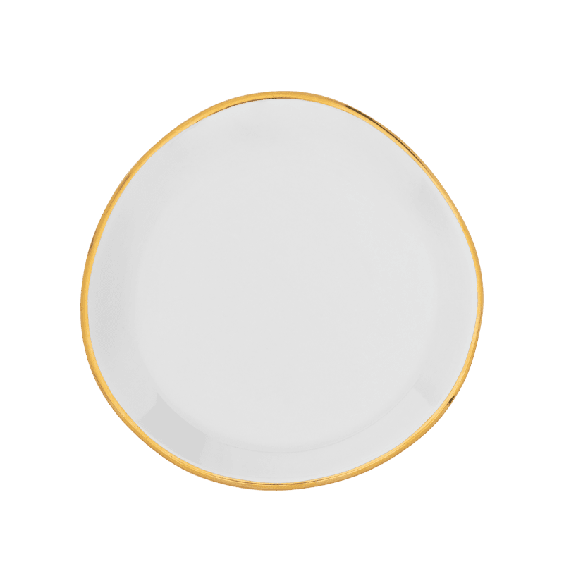 Good Morning plate Ø9 cm - White