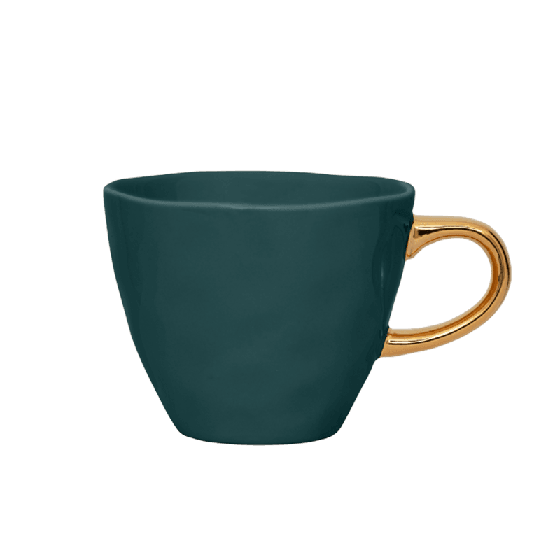 Good Morning cup Coffee Ø8 cm - Blue Green