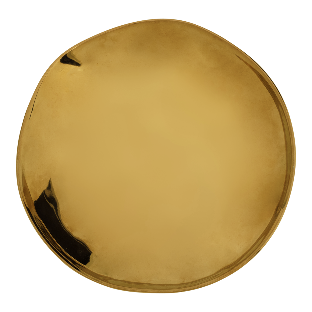 Good Morning plate Ø21 cm - Gold