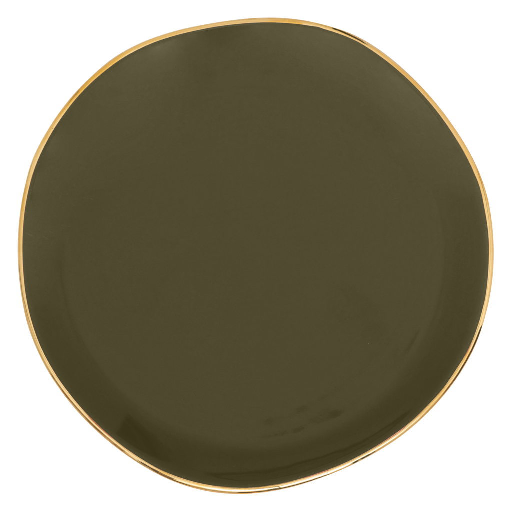 Good Morning plate Ø17 cm - Fir Green