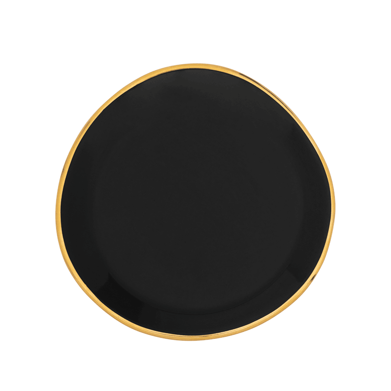 Good Morning plate Ø9 cm - Black