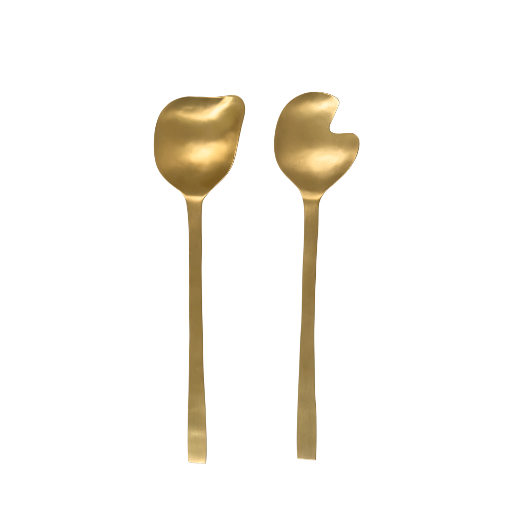 Salad server, Gold in gift pack