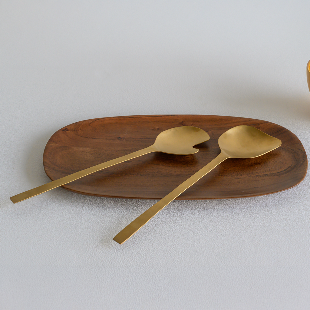 Salad server, Gold in gift pack