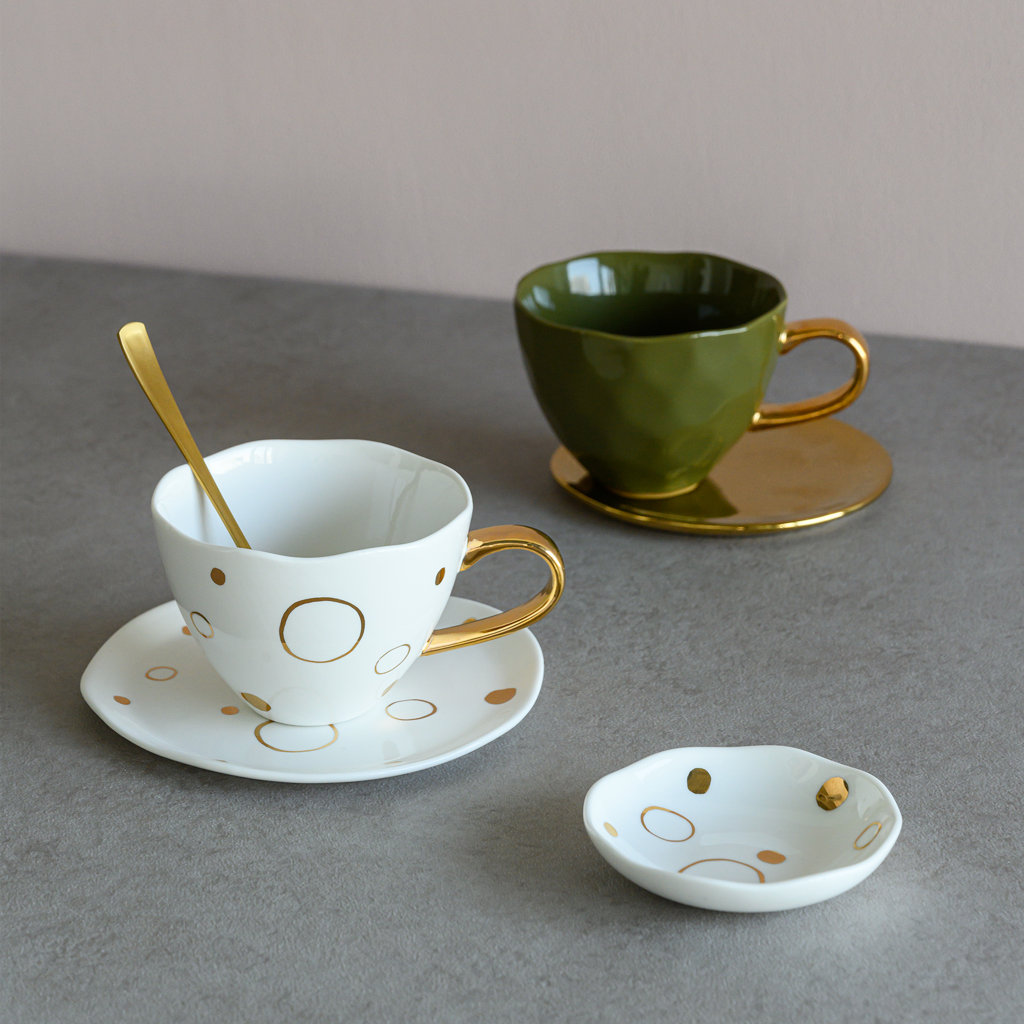 Good Morning Kopje Cappuccino / Tea Ø11 cm - Fir Green