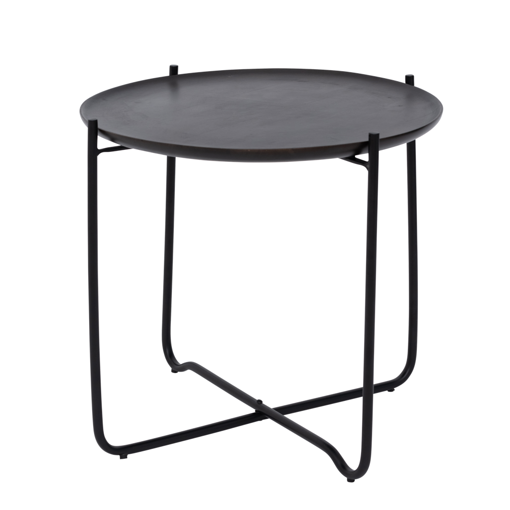 Table basse avec plateau de service Fez, Shizu Noir Petit