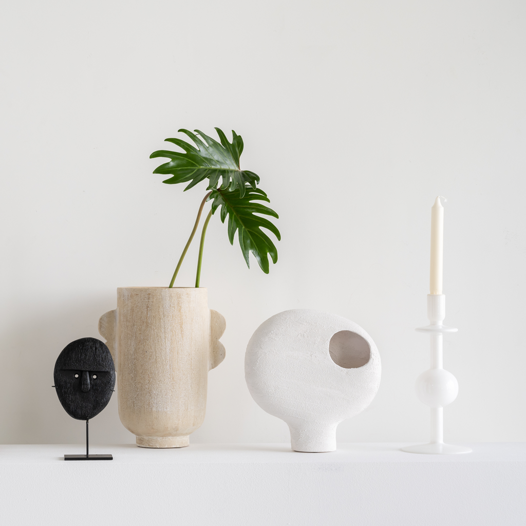 Kerzenhalter Recycled Glass Bulb, 30cm