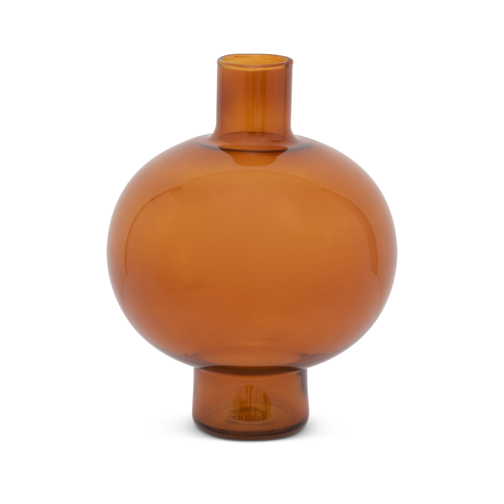 Vase Recycled Glass Round