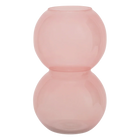Vase recyled glass Bulb, Brandied Apricot
