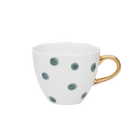 Good Morning cup Coffee Ø8,5 cm - Blue Green White