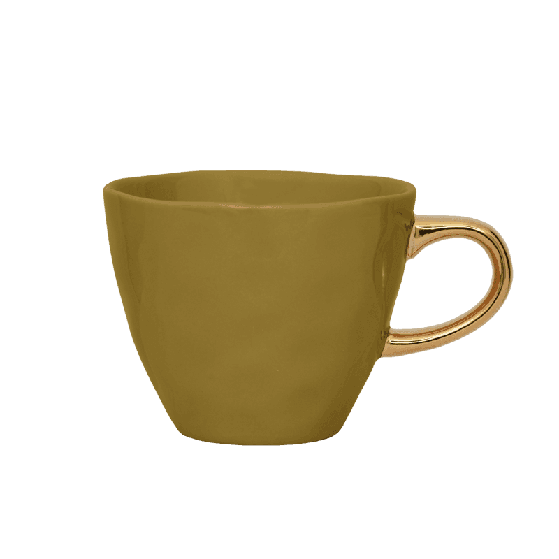 Good Morning cup Coffee Ø8 cm - Amber Green