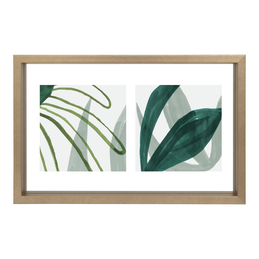 Fotolijst Floating Double Gold