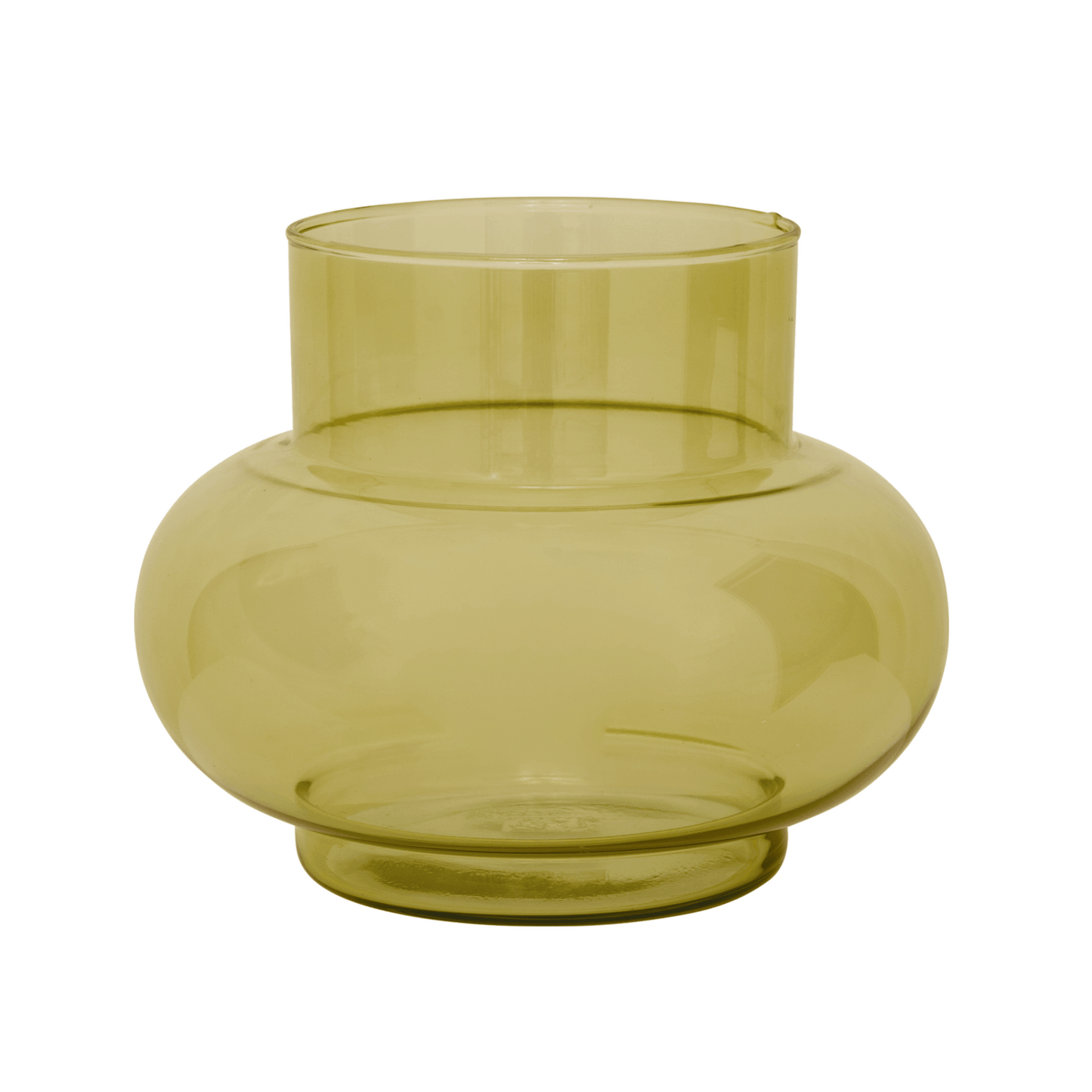 Vase Recycled Glass Tummy B