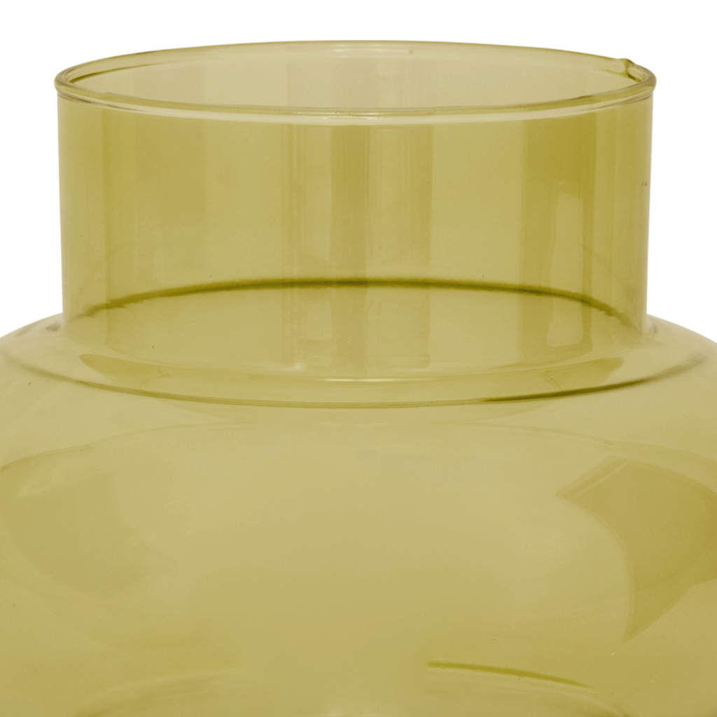 Vase Recycled Glass Tummy B
