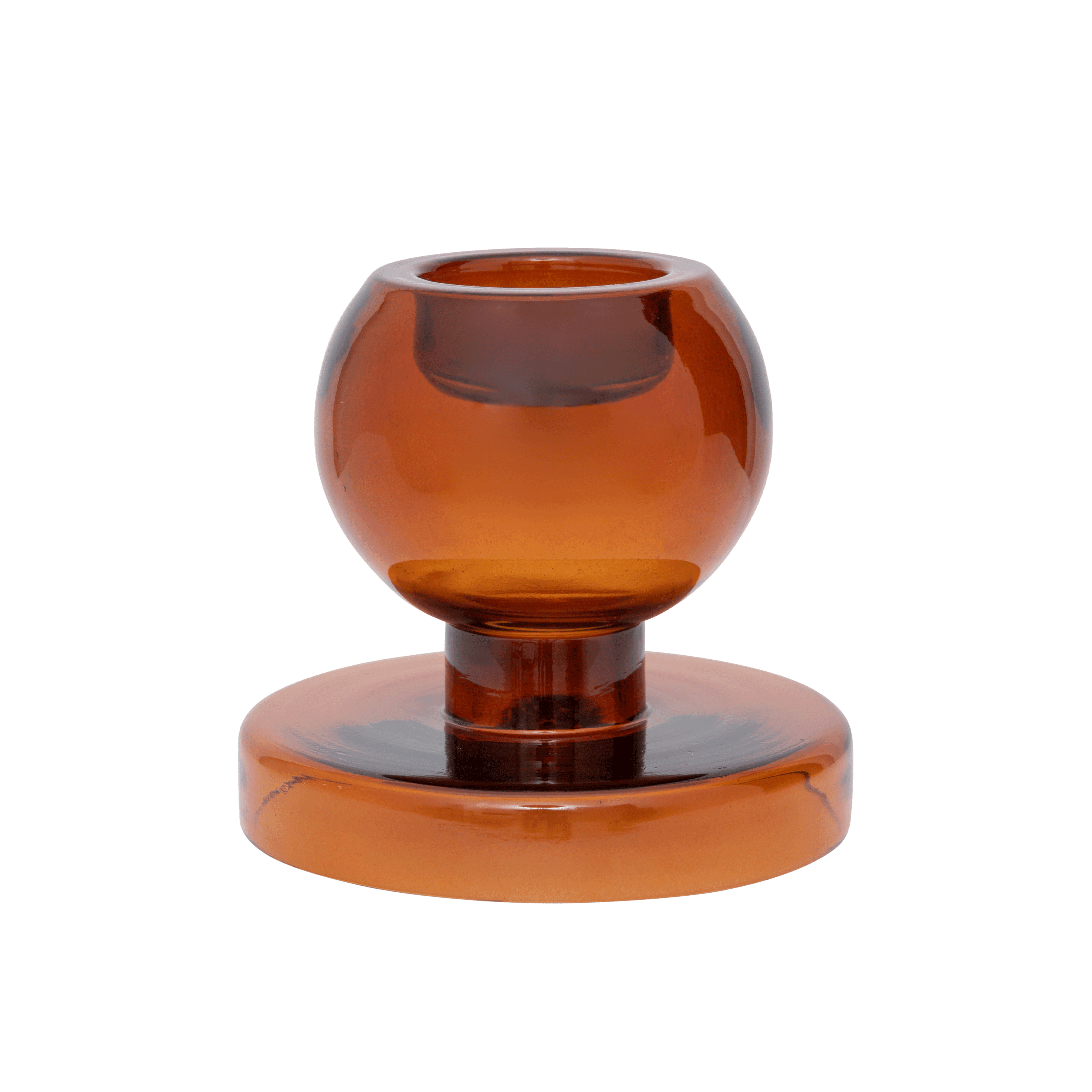 Tealight holder Both Sides Apricot Orange - Urban Nature Culture