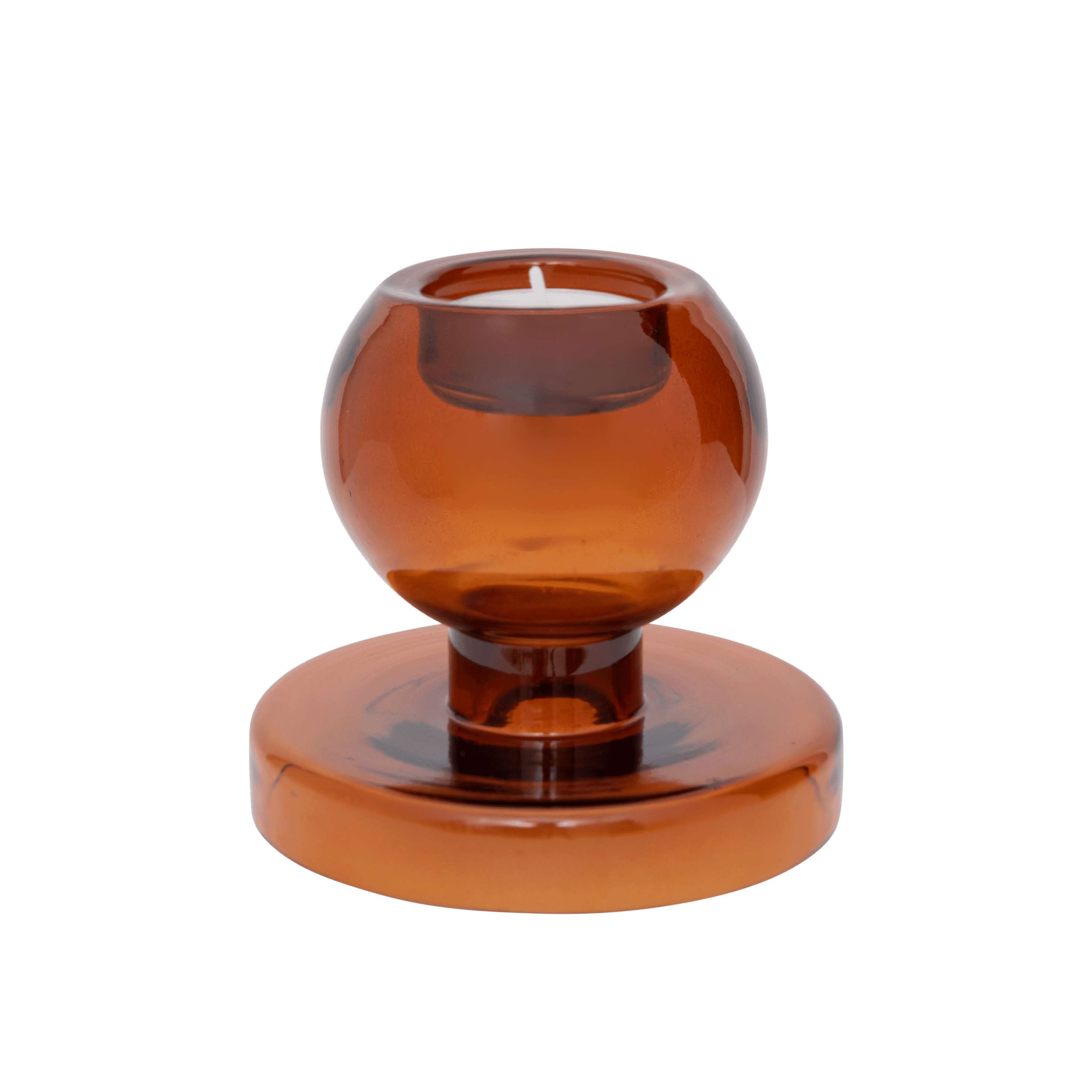 Tealight holder Both Sides Apricot Orange - Urban Nature Culture