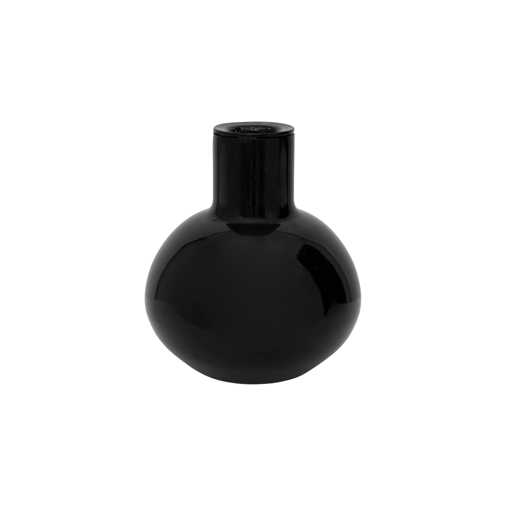 Candle holder Bubble Black, S