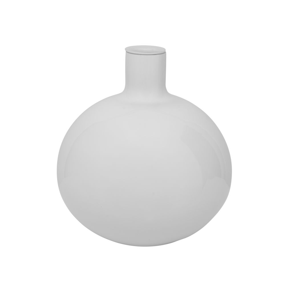 Candle holder Bubble White, M
