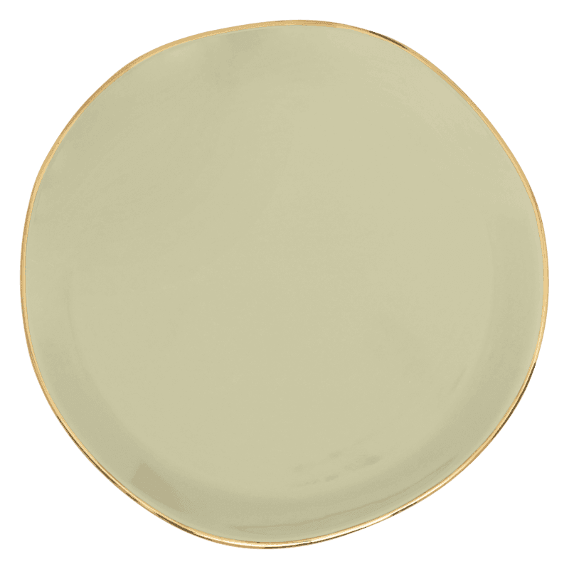 test plate Ø17 cm - Pale Green