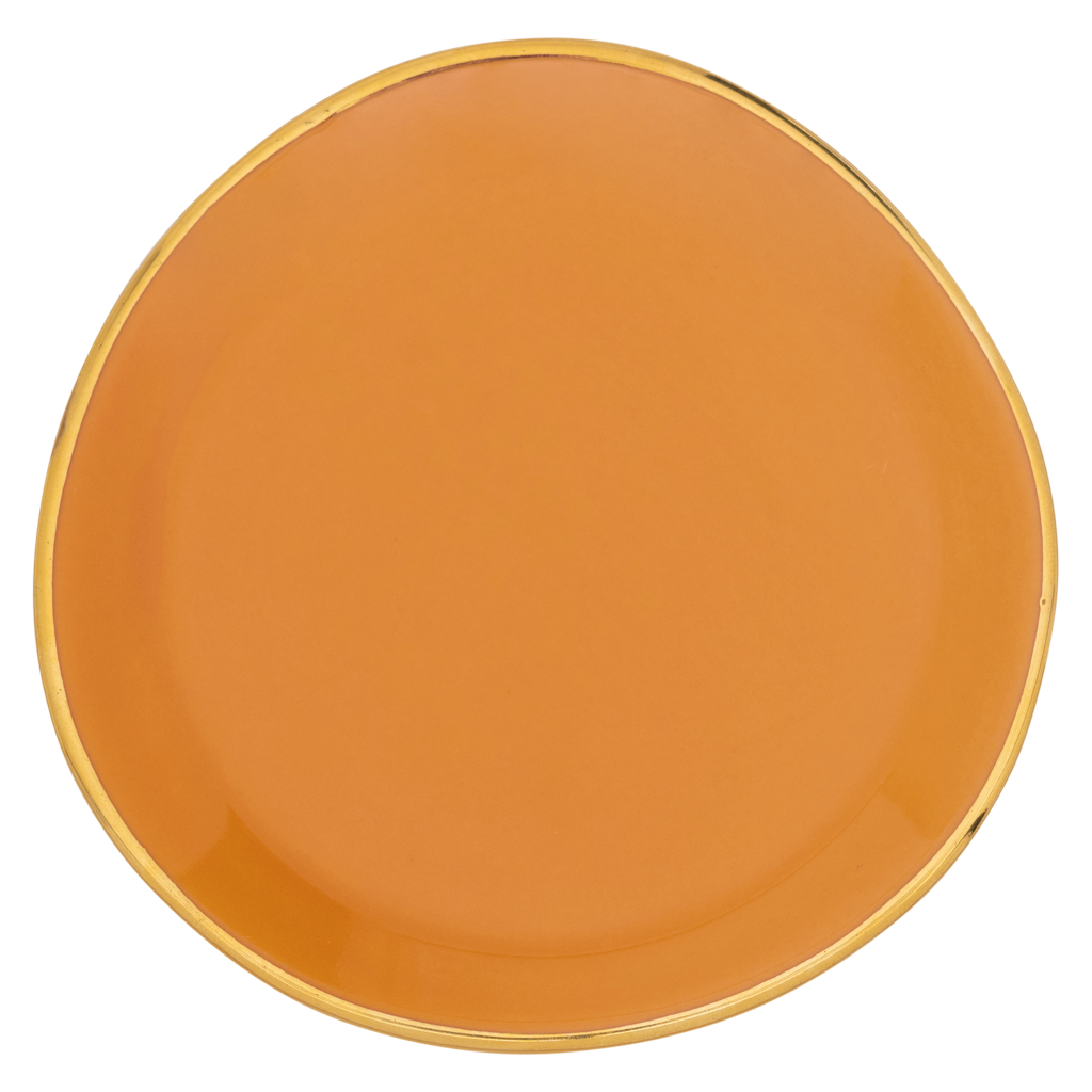 Good Morning plate Ø9 cm - Caramel