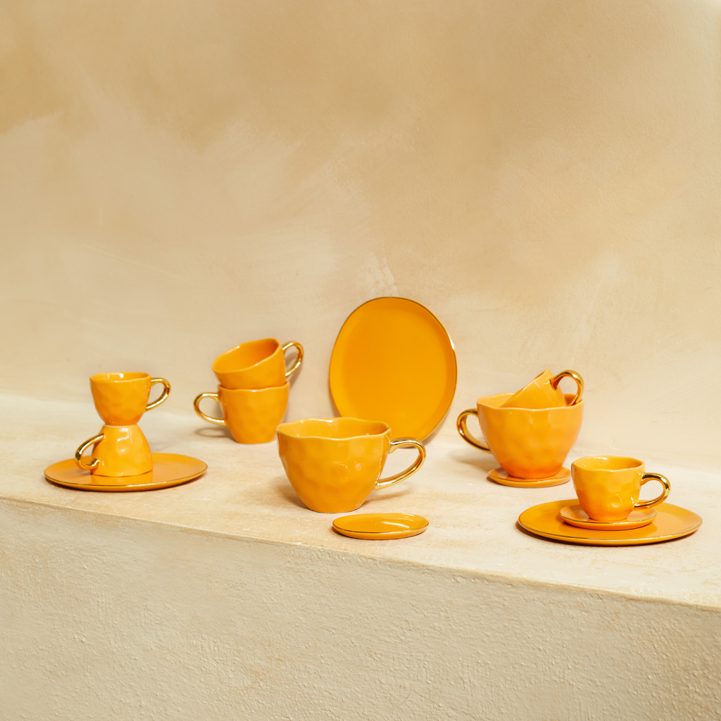 Good Morning plate Ø17 cm - Caramel