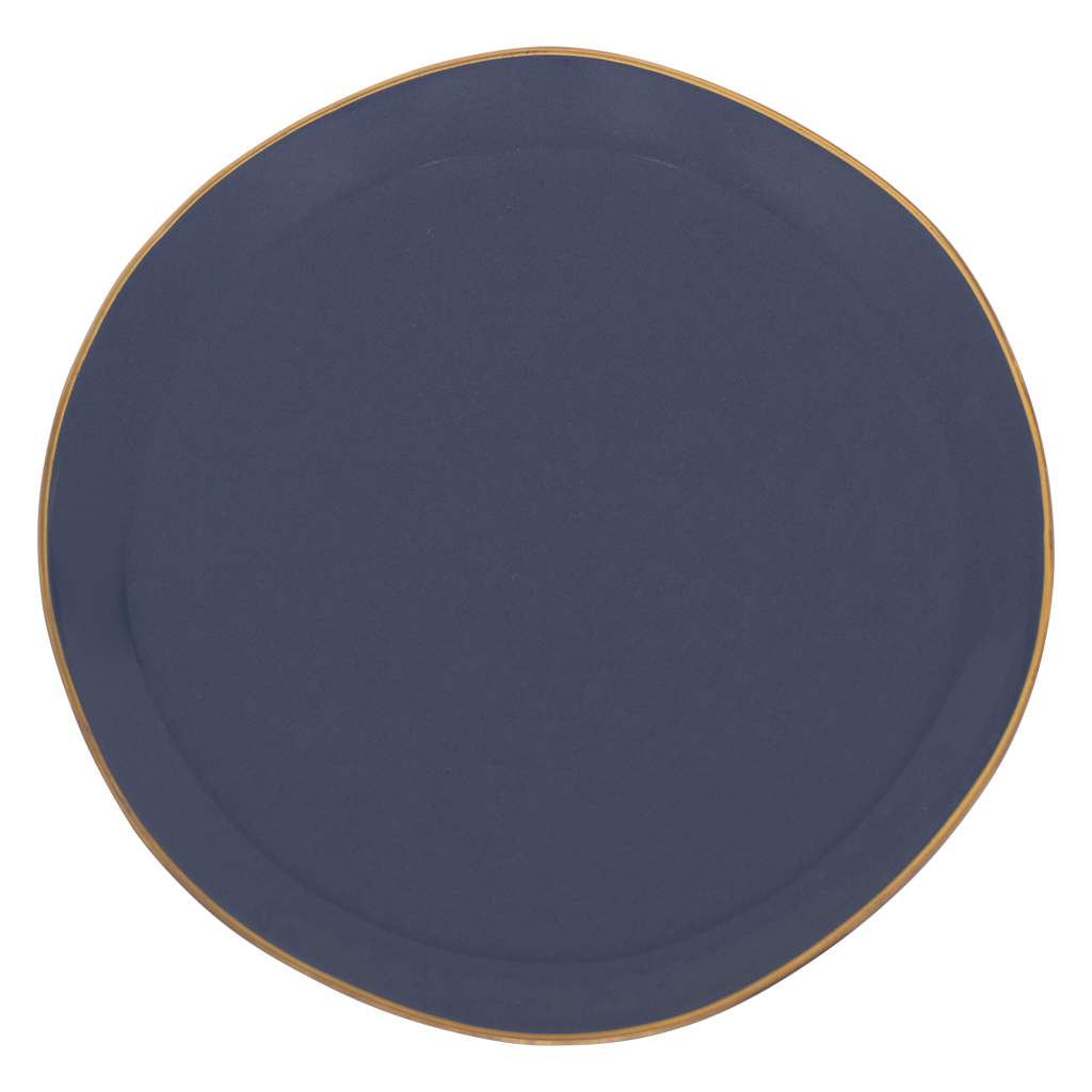 Good Morning plate Ø17 cm - Purple Blue