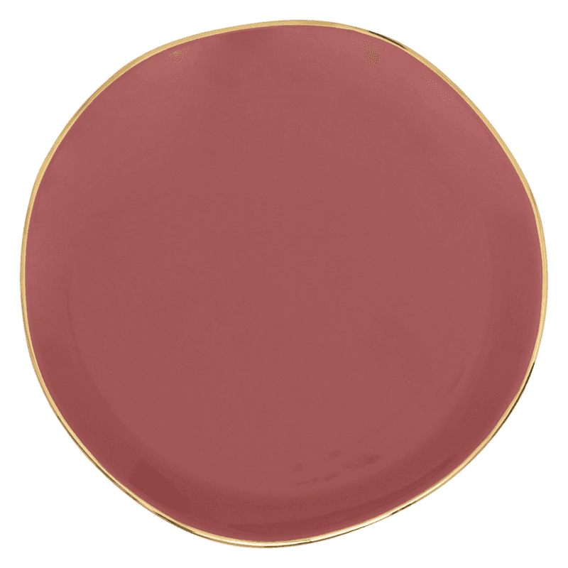 test plate Ø17 cm - Brandied Apricot