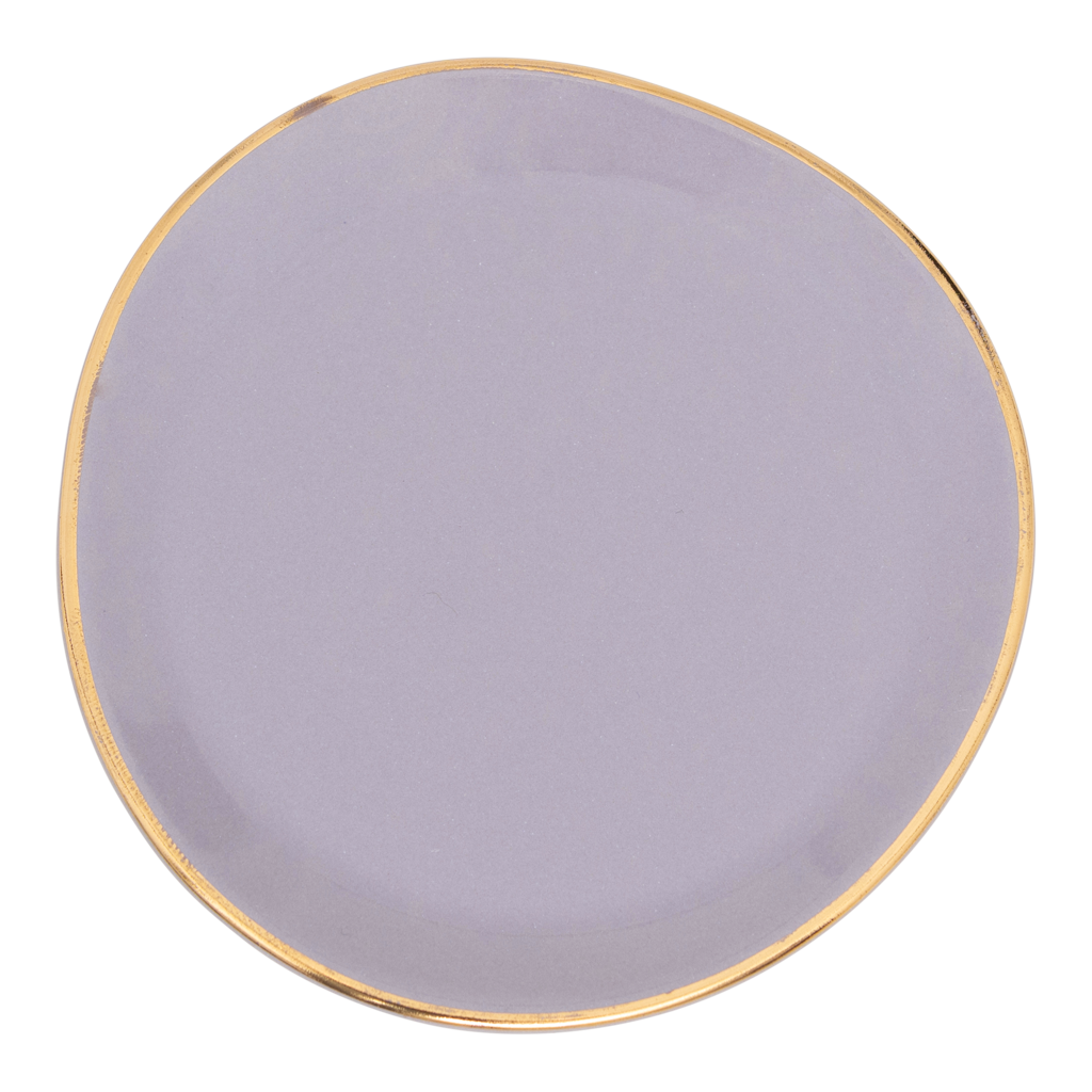 Good Morning plate Ø9 cm - Lila