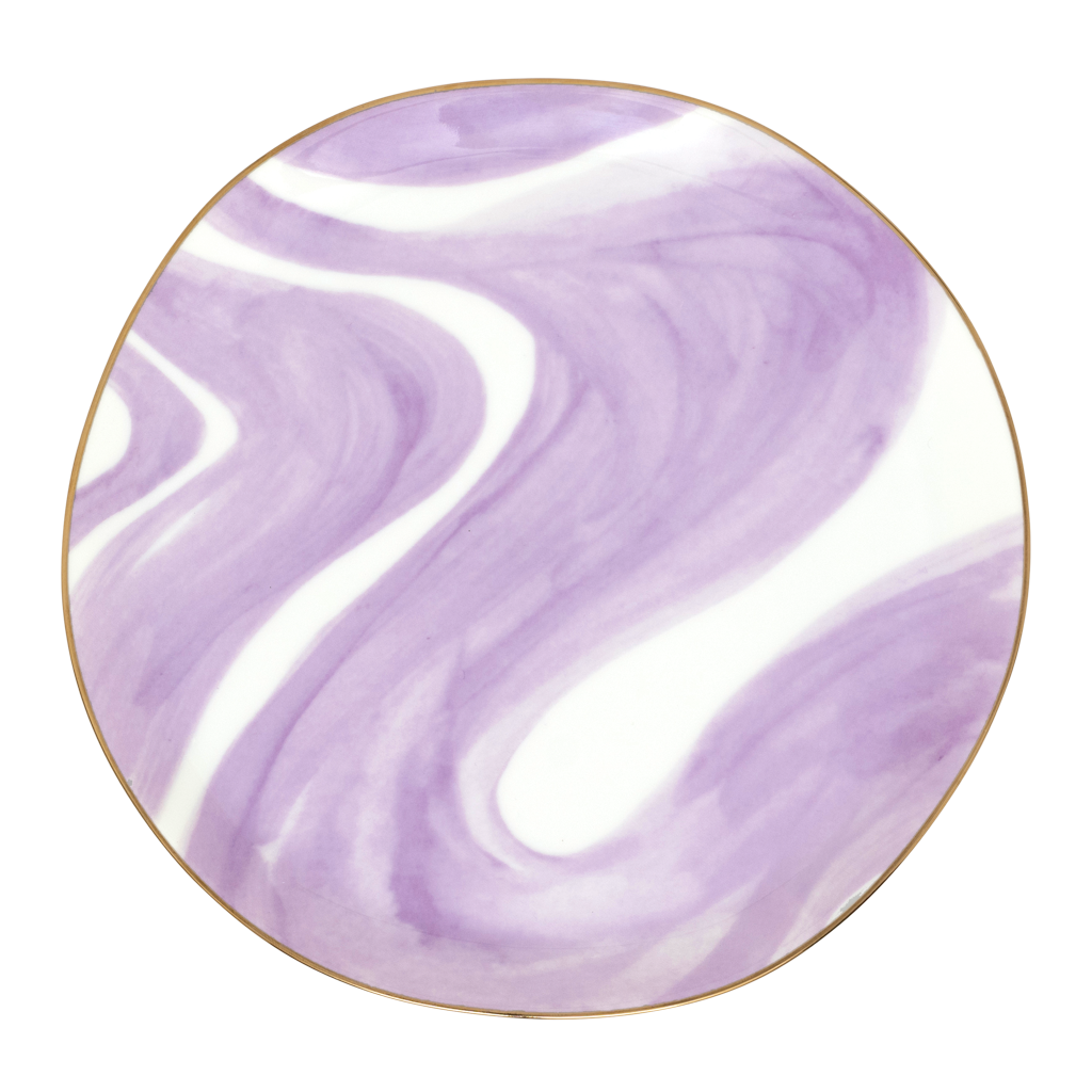Good Morning plate Ø17 cm - Emerald Violet