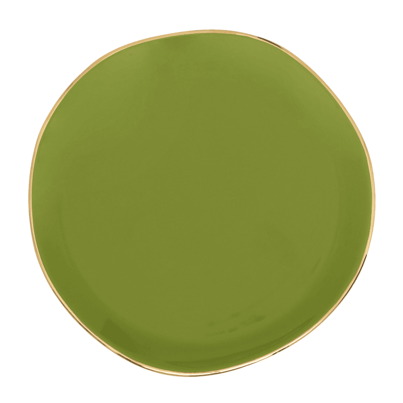 test plate Ø17 cm - Ever Green Sprig