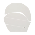 Wanddeko Wood Block Off White