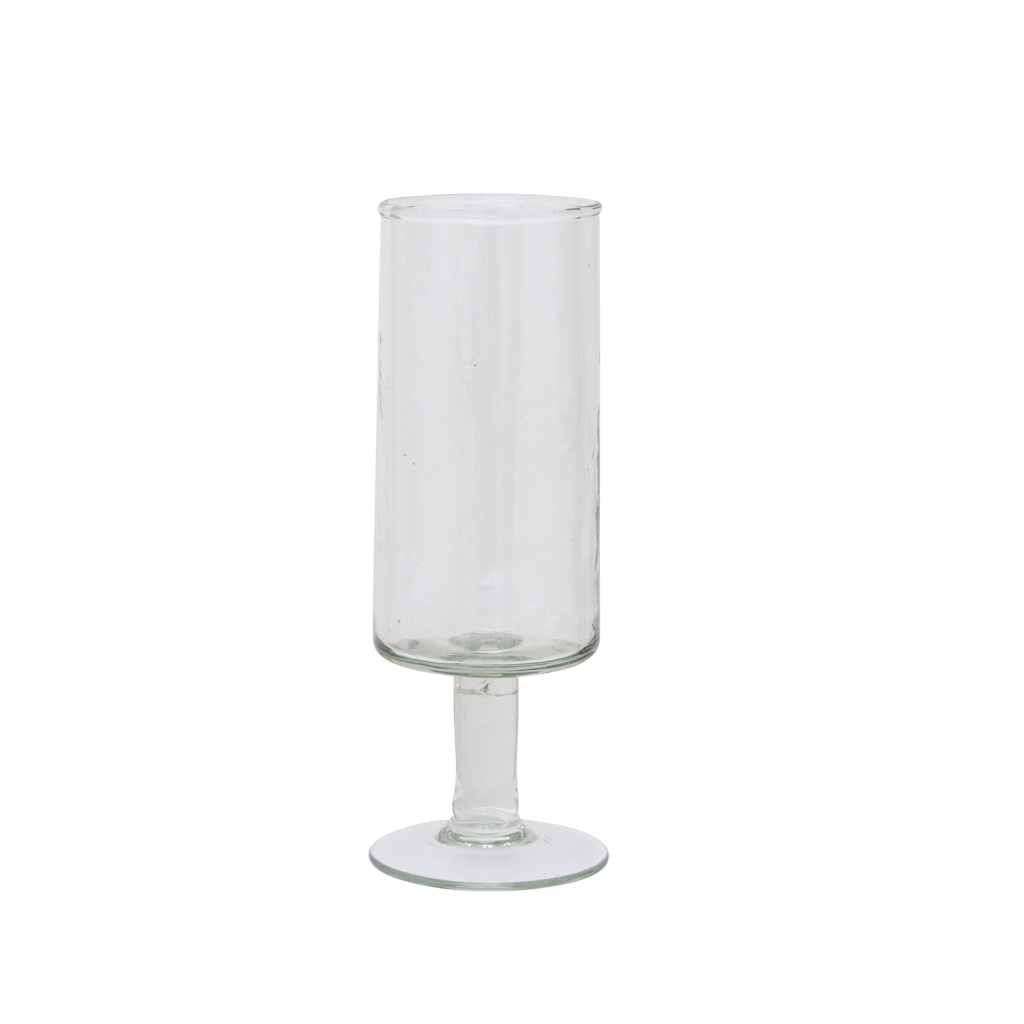 Champagneglas Hammered transparant