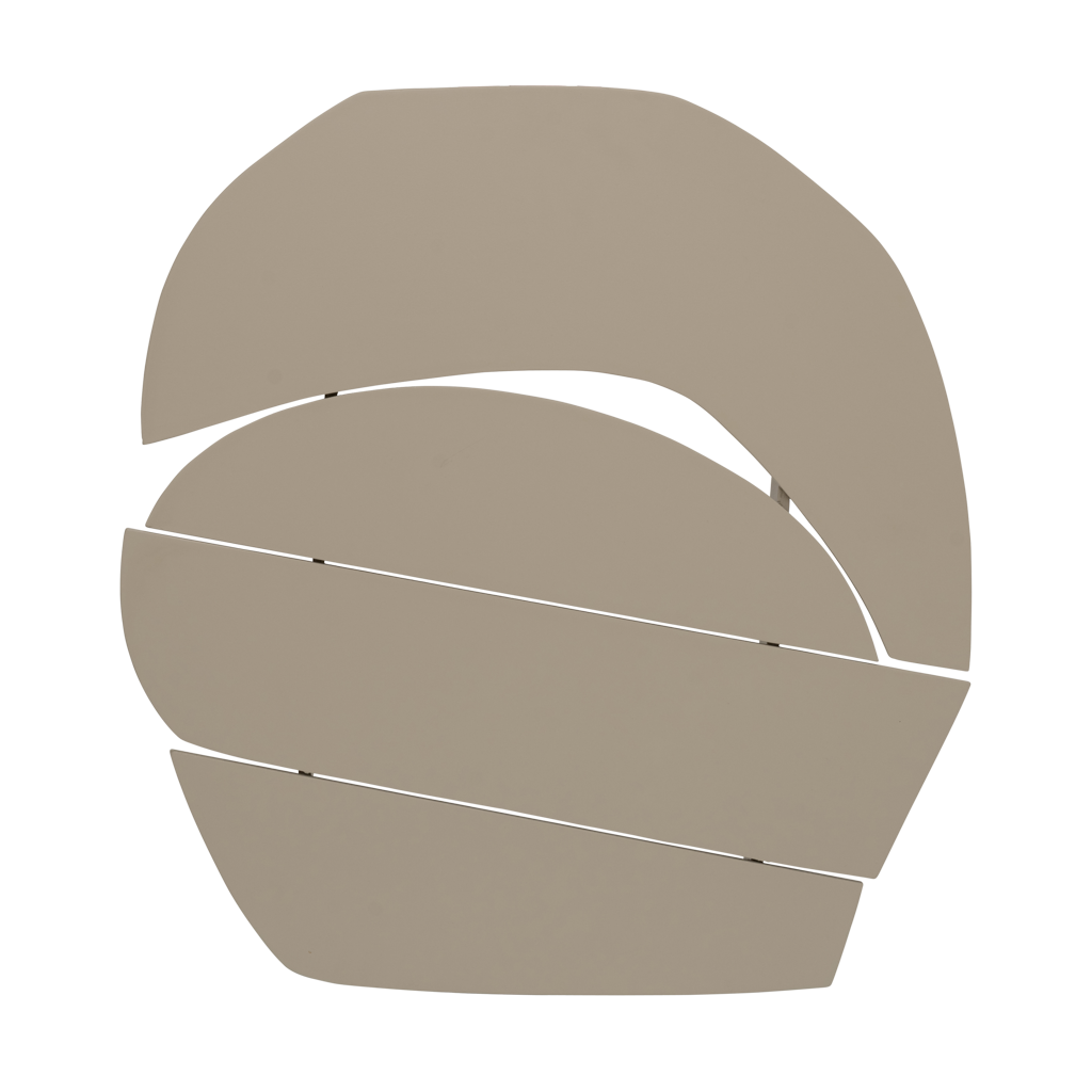 Wanddeko Wood Block Fog