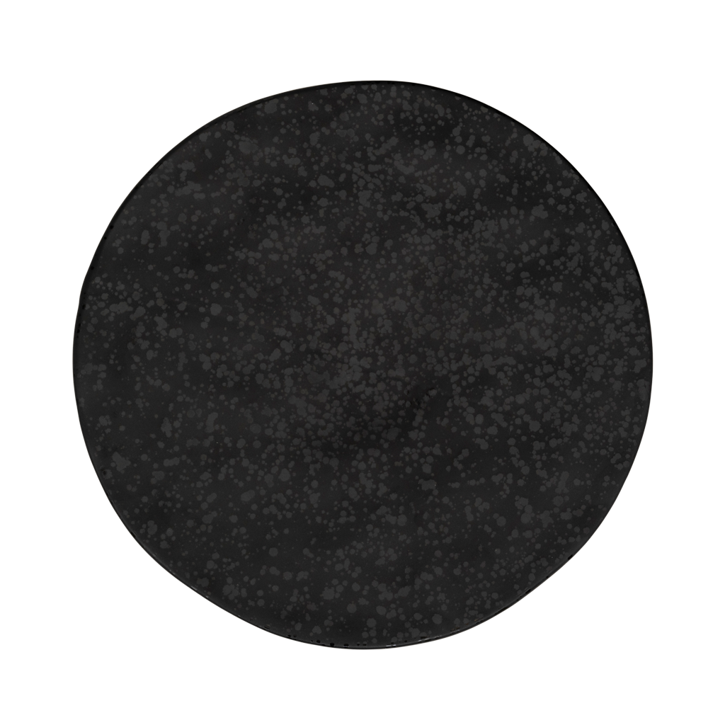 Plat de service noir, Ø38 cm