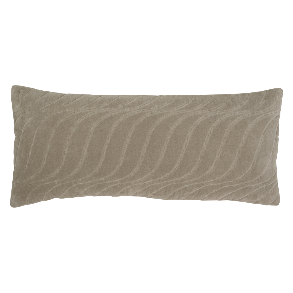 Cushion Quilted Botan Spray Green