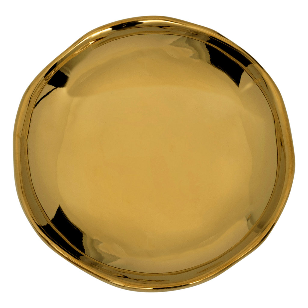 Good Morning plate Ø9 cm - Gold