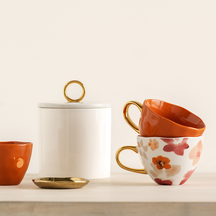 Good Morning Cup Cappuccino/Tea Burnt Orange