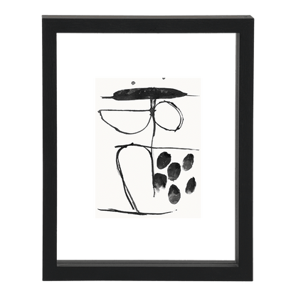 Photo frame Floating Minimalism black, S