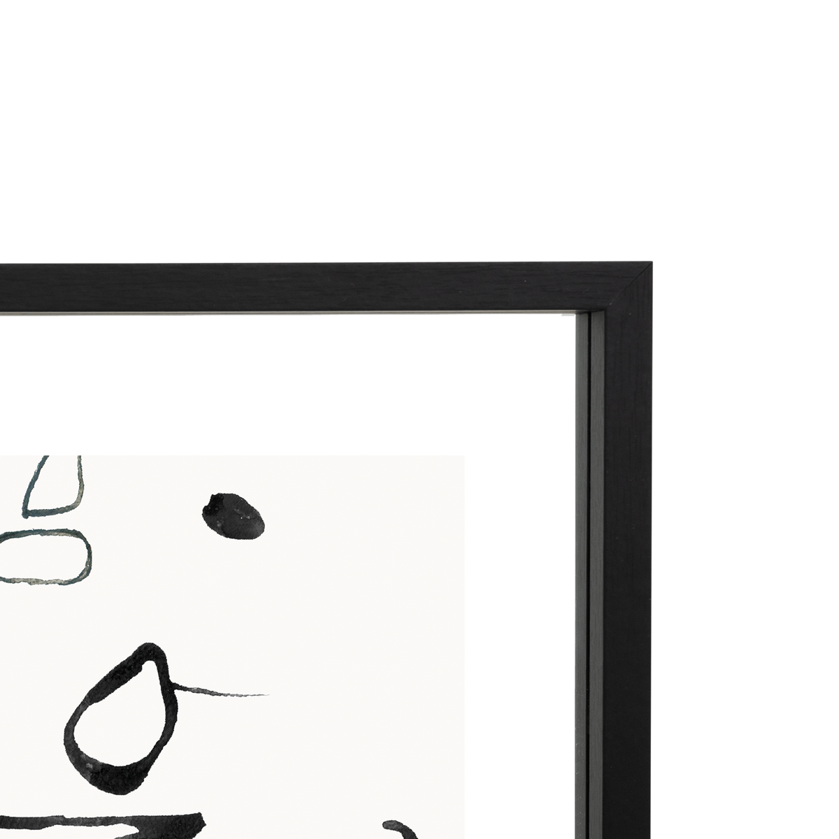 Photo frame Floating Minimalism Double, Black