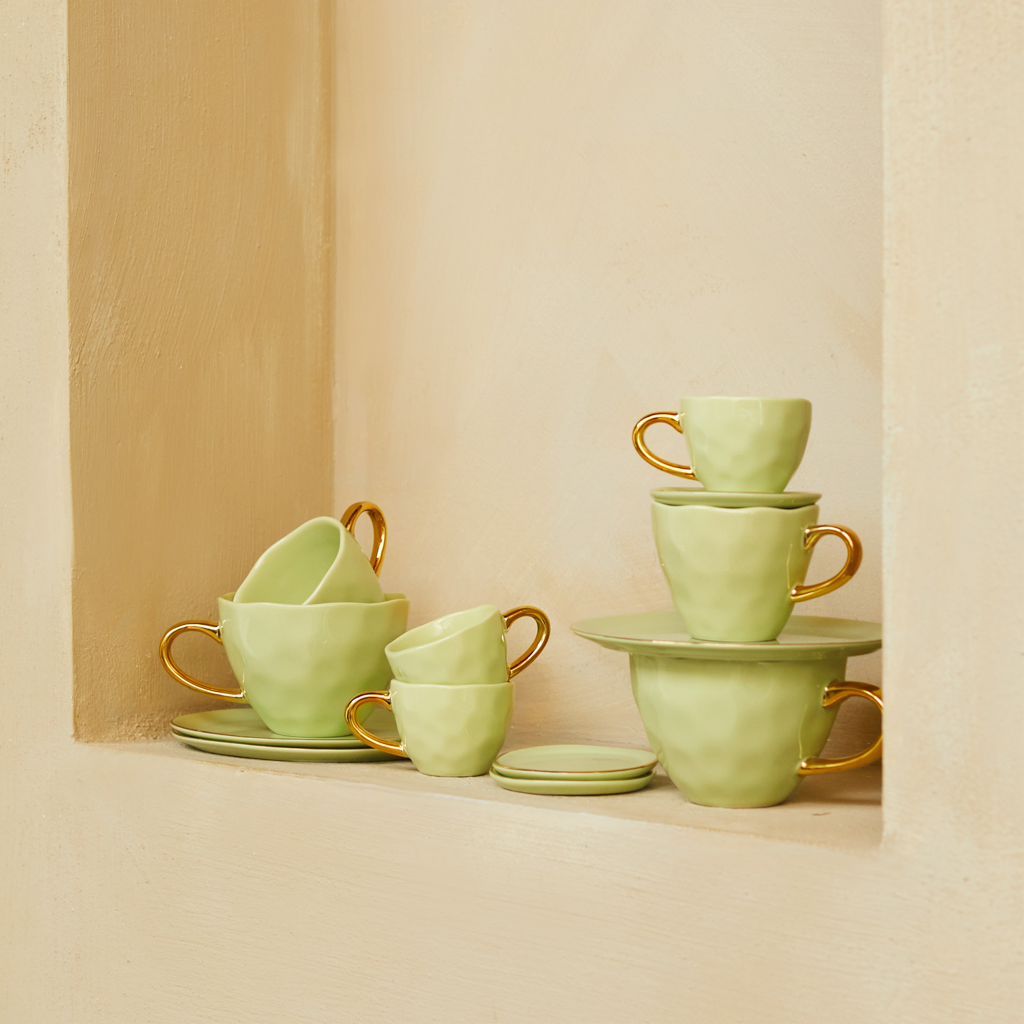 Good Morning Kopje Cappuccino / Tea Ø11 cm - Pale Green