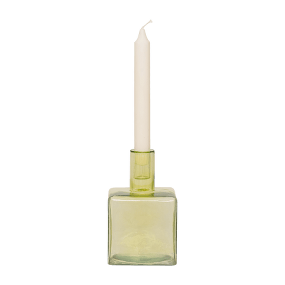 Candle holder Cubico Pale Green