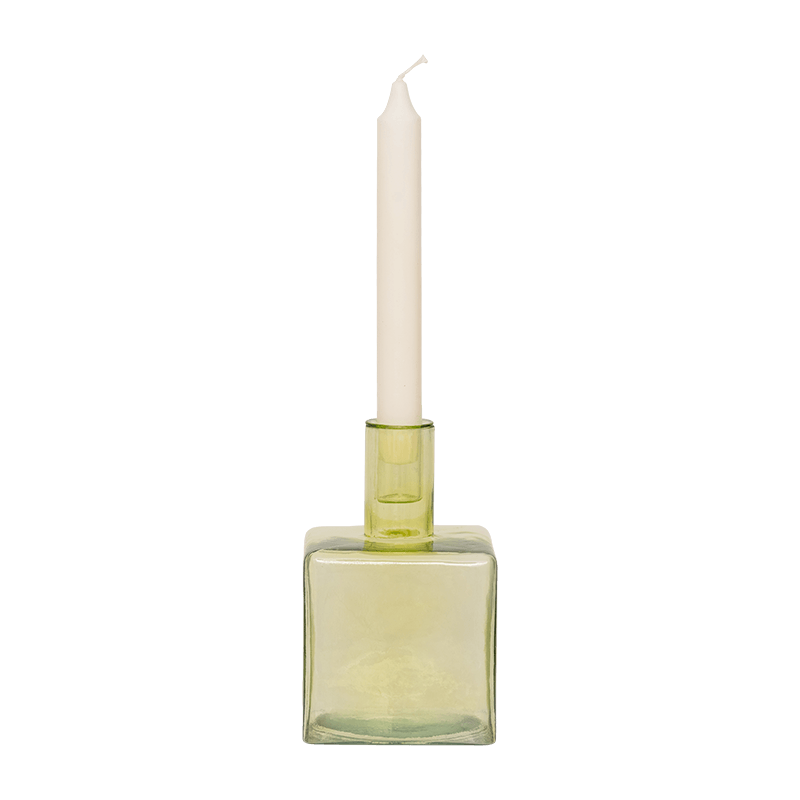 Candle holder Cubico Pale Green - Urban Nature Culture