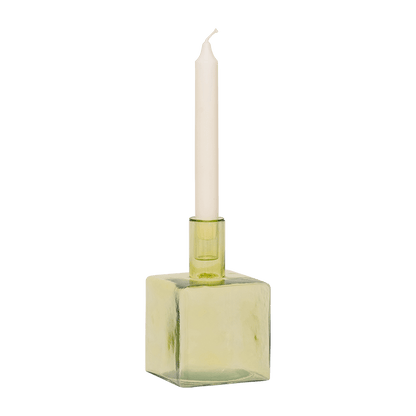 Candle holder Cubico Pale Green