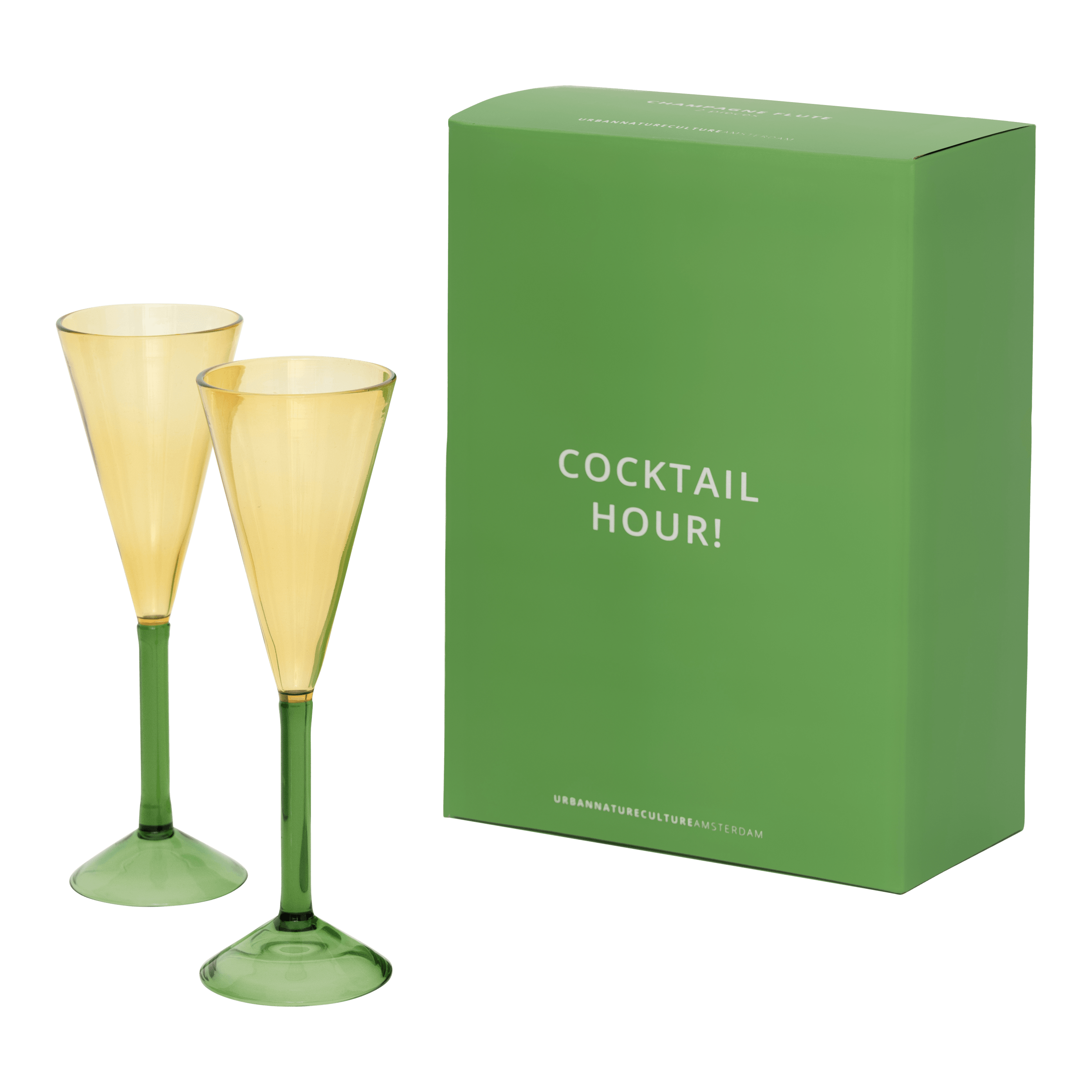 Champagne flute, set of 2, in gift pack - Urban Nature Culture