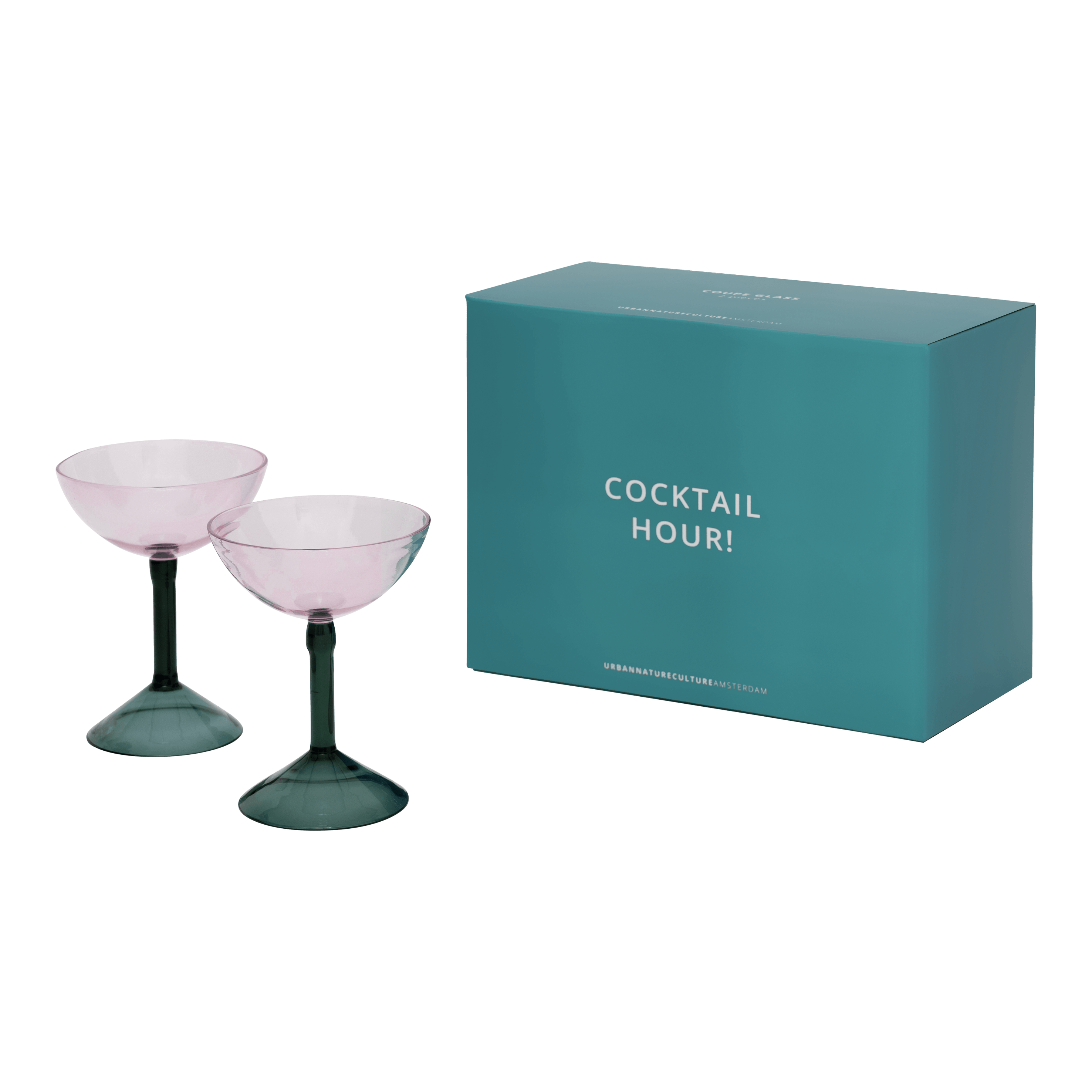 Coupe cocktail glass, set of 2, in gift pack - Urban Nature Culture