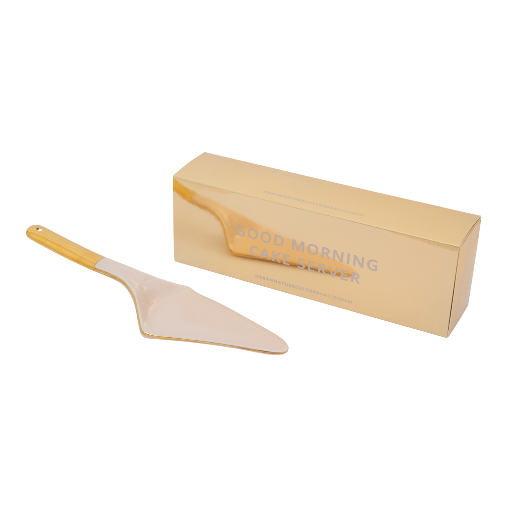 Good Morning Cake server Old Pink